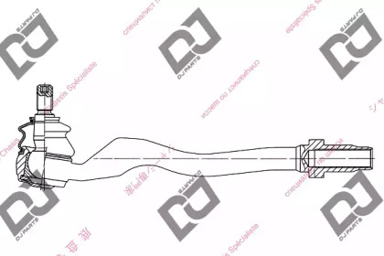 Наконечник поперечной рулевой тяги DJ PARTS DE1123